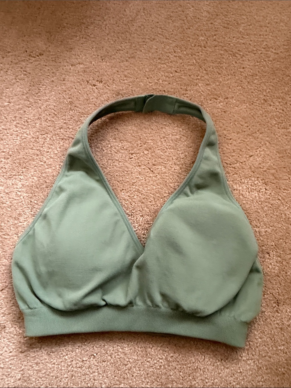 Aurola Moon Seamless Adjustable Halter Sports Bra - Like New